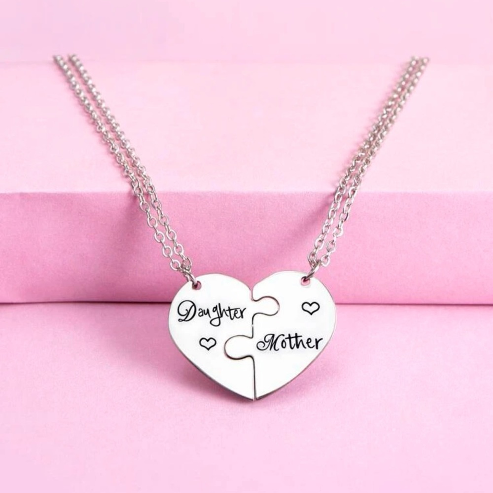 Matching mother and daughter necklaces